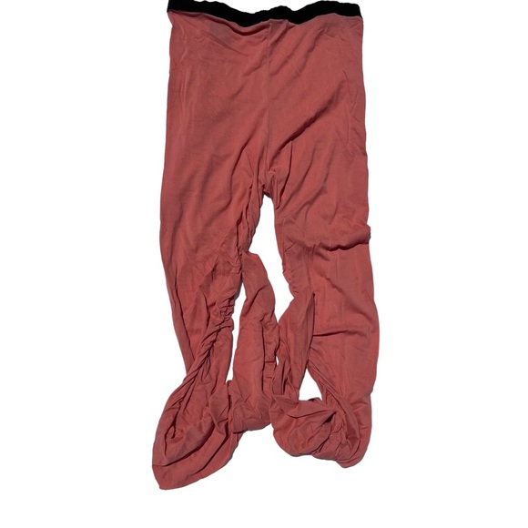 Isabel Marant Slim Pink Ruffle Flutter Knit Max Yoga pants No 1501, Size 42 - Picture 2 of 9